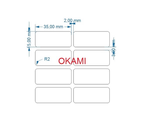 Decal in mã vạch 35x15 cuộn 50m