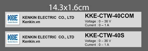 Tem nhãn (143x13)mm Kenkin in sẵn theo yêu cầu