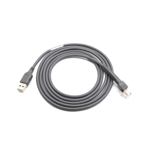 Cable USB máy quét mã vạch Zebra LS1203 LS2208 DS, LI ... ( 15ft- 4m ) dạng thẳng
