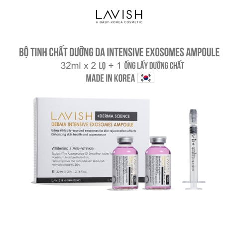 BỘ TINH CHẤT DƯỠNG DA LAVISH DERMA INTENSIVE EXOSOMES AMPOULE