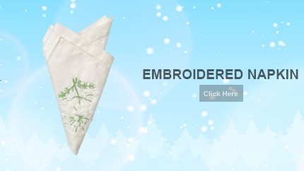 Hand embroidery napkin Bunniti BNP001