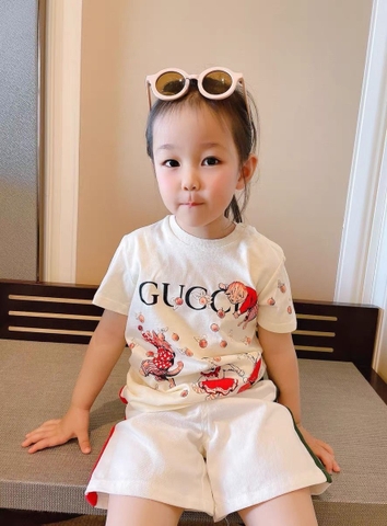 SÉT 2 ÁO COTTON HÌNH GUXI HỔ CHO BG