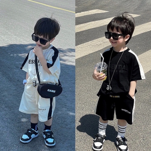 XẢ KHO SÉT 2 BỘ ĐÙI COTTON CHỮ ESS CHO BT