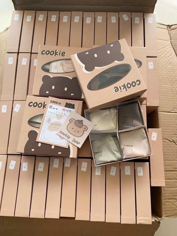 Hàng L1 - SET 4 QUẦN LÓT SU GẤU FULL BOX