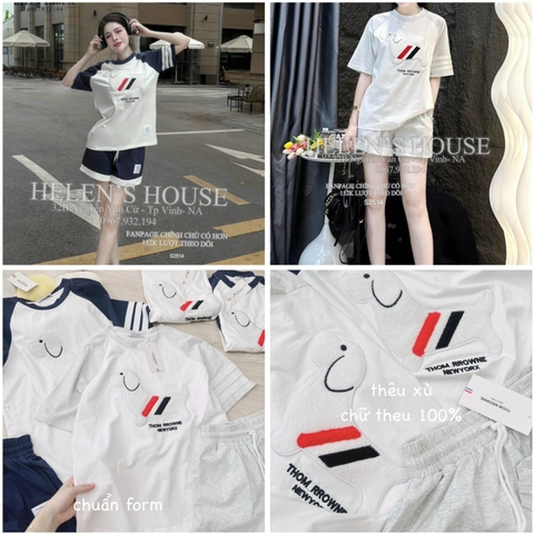 BỘ ĐÙI THOM THÊU CHÓ XÙ CHẠY SỌC