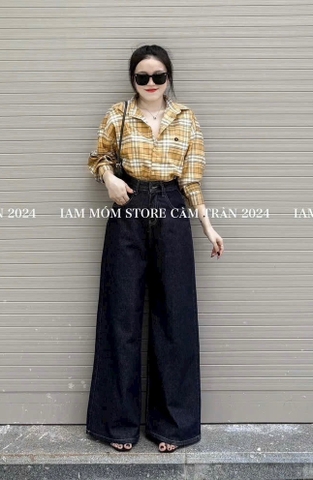 QUẦN JEAN SUÔNG XANH ĐẬM CVT CT26