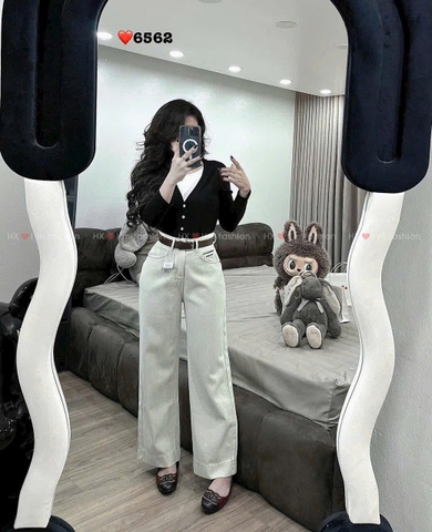 QUẦN JEAN SUÔNG MM TRẮNG NỮ