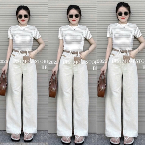 QUẦN JEAN SUÔNG BE MÁC DA M5078