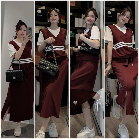 SÉT ÁO ĐỎ CỘC HUY HIỆU MIX CV