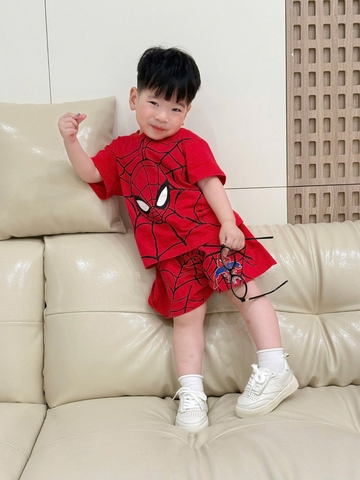 - BỘ ĐÙI BÉ TRAI NHỆN ĐỎ