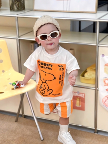 BỘ ĐÙI HÌNH CÚN SONOPY QUẦN KÈ CAM