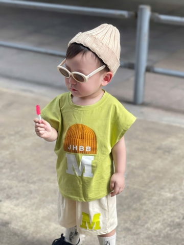 BỘ ĐÙI XANH CỐM CHỮ M