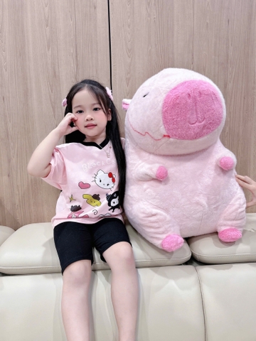 BỘ ĐÙI MÈO KITTY KUROMI HỒNG