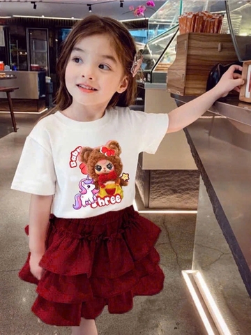 SÉT TRẮNG CỘC BB3 MIX CV TÂNG ĐỎ