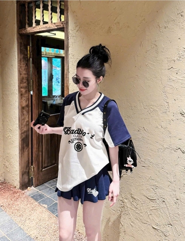 SET TRẮNG BAD PHỐI VIỀN MIX CV LY THAN