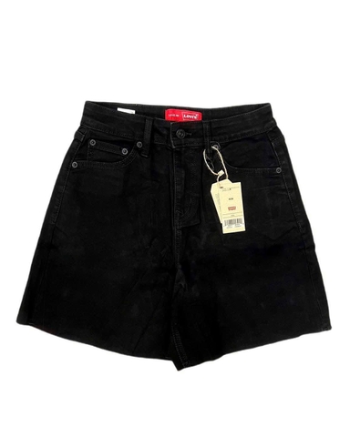 Màu đen - QUẦN SHORT JEAN NGỐ ĐEN LENVIS DƯ XỊN