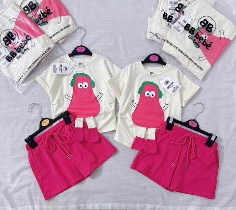 BỘ ĐÙI BE HÌNH QUẢ LÊ