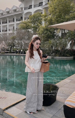 SÉT BỘ TRẮNG BBD MIX QUẦN KÊ TẦNG