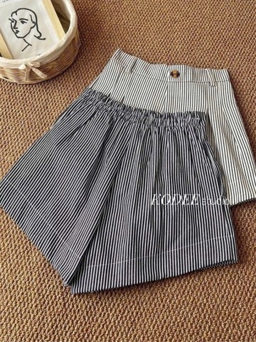 QUẦN SOOC KẺ THÔ LI TRƯỚC 2 MÀU