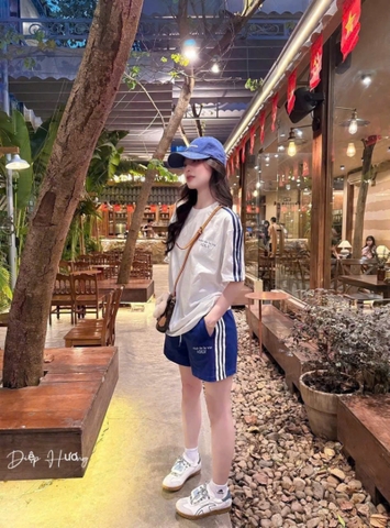 BỘ ĐÙI CỘC ADLV TRẮNG QUẦN XANH