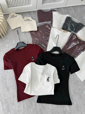 SET 3 ÁO ZIP CỘC THÊU MICKY ĐEN TRẮNG ĐỎ