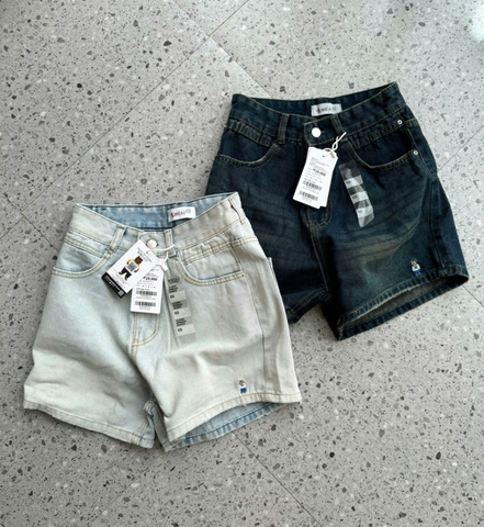 QUẦN SOOC JEAN THÊU GẤU WHOU VNXK DƯ XỊN