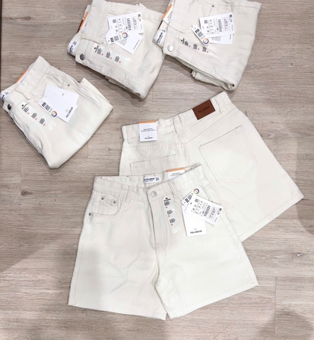 QUẦN SOOC JEAN BE KEM PULLBEAR VNXK