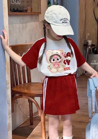 XẢ KHO SÉT BB3 NƠ HỒNG TRẮNG PHỐI CV A ĐỎ