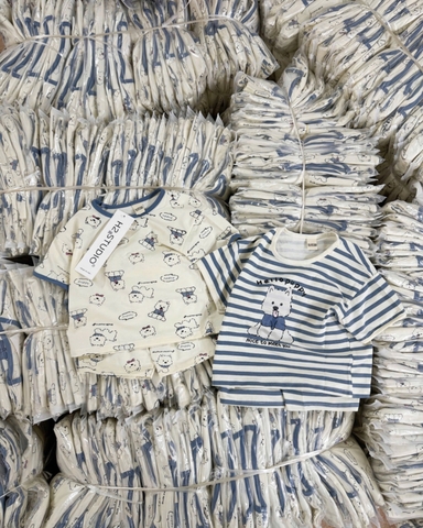 - SET 2 BỘ ĐÙI BÉ TRAI CHÓ PUPPY xanh be