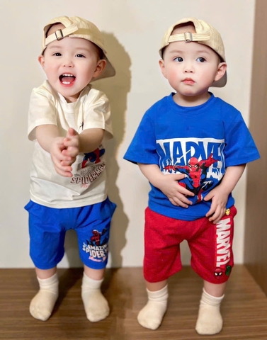 XẢ KHO SÉT 2 BỘ SIÊU NHÂN MAVEL TRẮNG XANH