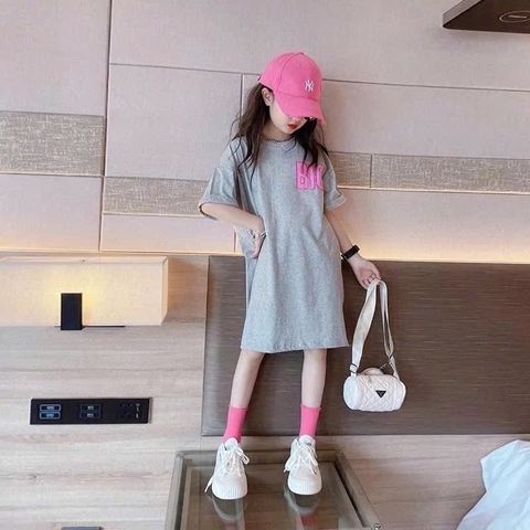 - VÁY BÉ GÁI SIZE ĐẠI MÀU XÁM BIG