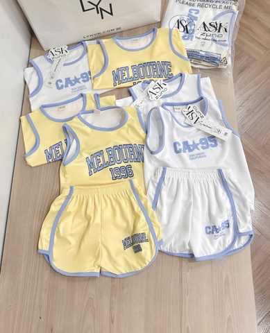 - SET 2 BỘ ĐÙI BÉ TRAI BA LỖ THÔNG HƠI CA95 vàng trắng