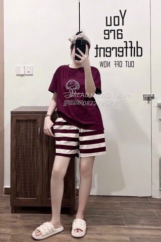 BỘ CỘC QUẦN KẺ ĐỎ PENATUS