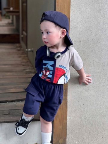 - BỘ ĐÙI BÉ TRAI THAN PHỐI XÁM NHỆN MILES