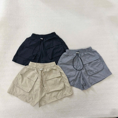 - SET 3 QUẦN GIÓ BÉ TRAI TÚI HỘP đen nâu xám