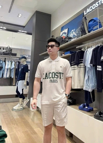 ÁO PULL CỘC LCT CỔ BẺ TRẮNG XUẤT DƯ LIKE AUTH