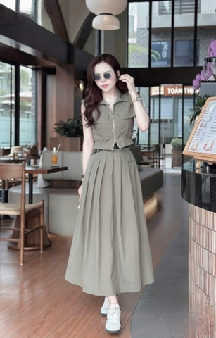 - SET NỮ XÁM SÁT NÁCH TÚI HỘP CVAY DÀI