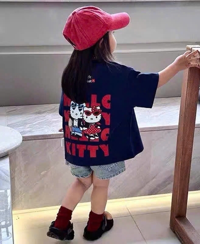 XẢ KHO SÉT ÁO THAN KITTY MIX QUẦN SOOC