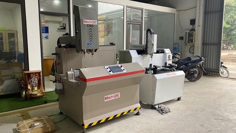 Máy Khoét Khóa Nhôm 2 Mũi CNC Đa Năng