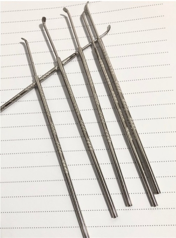 Que lấy ráy tai,  móc tai - cây ráy tai inox 10 cm tiện lợi