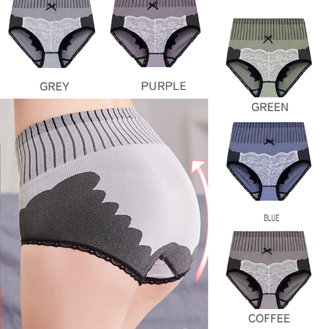 Quần lót cotton phối ren màu sắc tương phản thời trang quyến rũ cho nữ