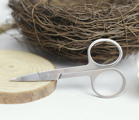 Kéo đa năng mini cắt tỉa lông mày lông mũi mái tiện lợi, cắt giấy thủ công