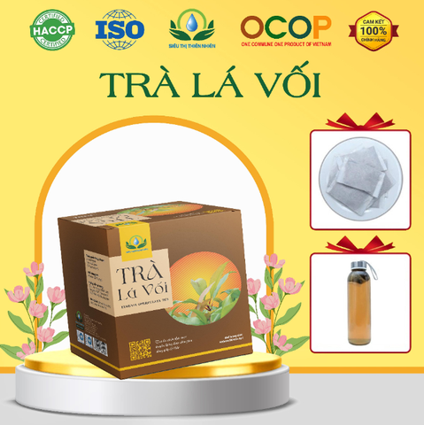 Trà lá vối hộp 30 Túi Lọc x 3Gram thanh nhiệt, chống viêm tốt cho người bị gout, tiểu đường, mỡ máu