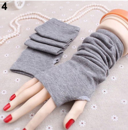 Găng tay len đan ngón trần thời trang nữ, giữ ấm, bảo vệ tay