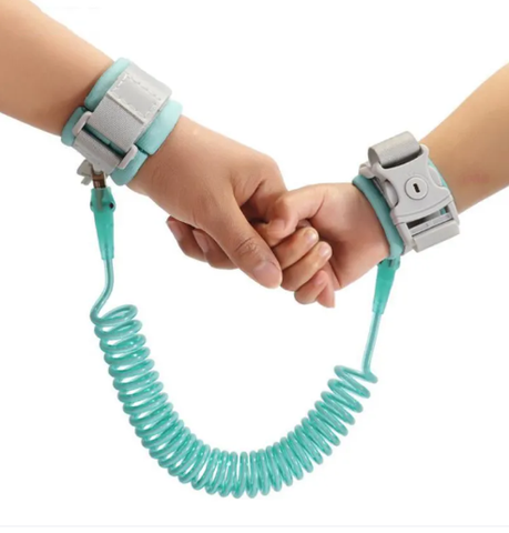 Dây đai an toàn chống thất lạc dài 1.5m cho trẻ nhỏ kèm chìa khóa và vòng tay