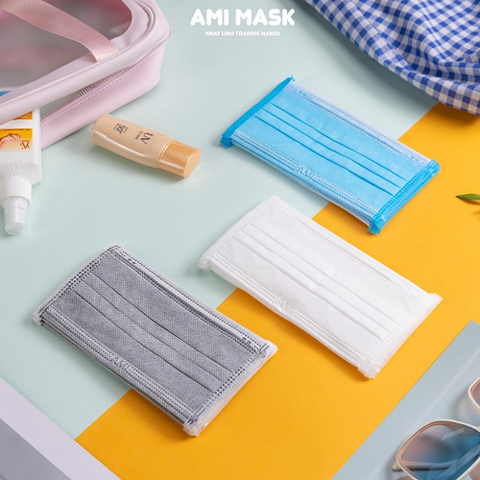 Hộp 50 khẩu trang y tế 4 lớp ngăn khói, bụi mịn, mùi, phấn hoa & vi khuẩn, thời trang, chống nắng