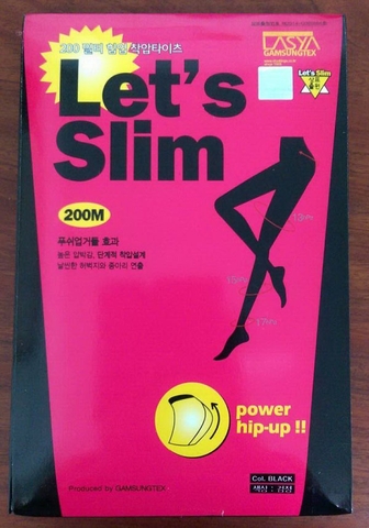 Quần tất thon chân Hàn Quốc Let’s slim