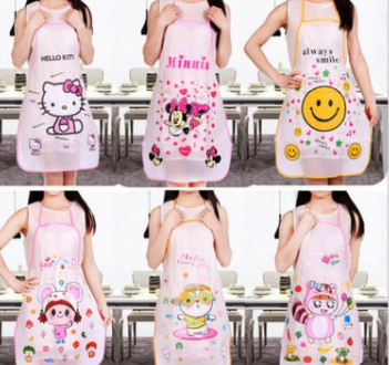 Tạp dề nấu ăn, nhà bếp, chống thấm, chống mốc, hình thú cute