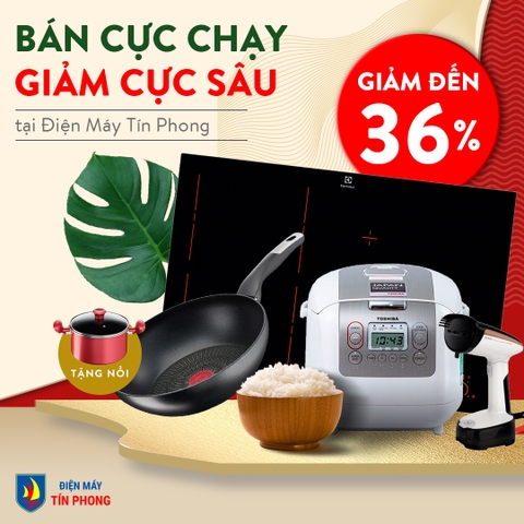 Sale Deal Tháng 10 - Nồi cơm điện giảm lớn đến 36%, giao hàng tận nhà. Mua ngay!