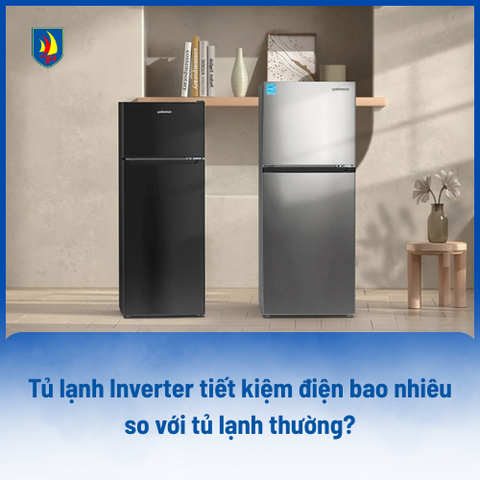 Tủ lạnh Inverter tiết kiệm điện bao nhiêu so với tủ lạnh thường?